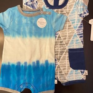 Burt’s Bees Baby Rompers